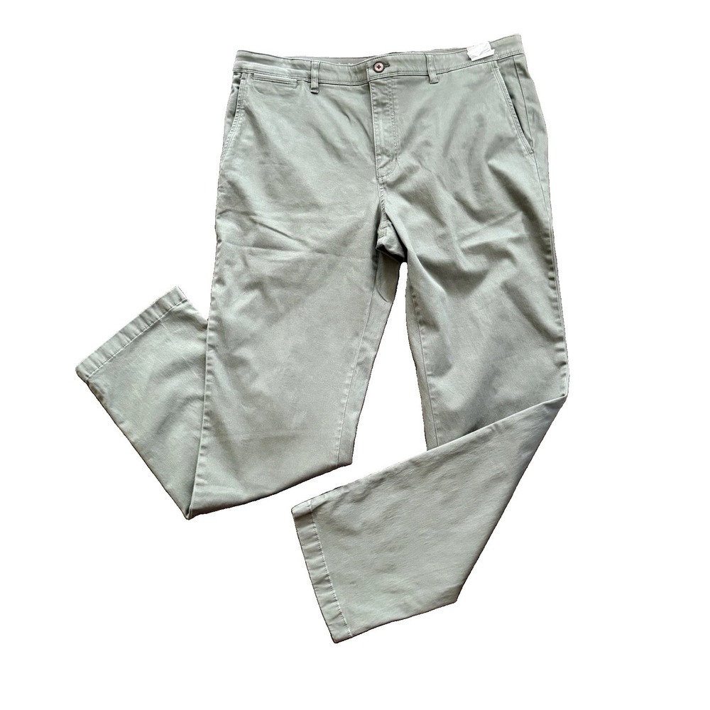 Tommy Bahama Boracay Island Chino Pants Men 40x31 (Tag 38x32) Green Stretch NWT
